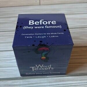 Brand New!  Sealed!!! Word Teasers  Before(they were famous) edition